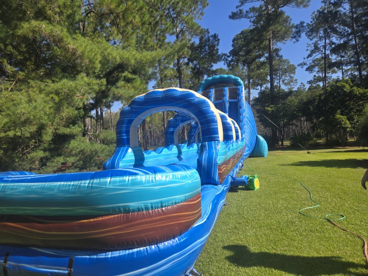 25 ft Calypso falls with slip n' slide (wet)